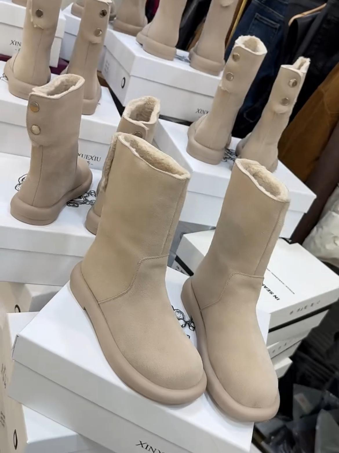 

Осень и зима новые универсальные рукава тонкие ботинки бархатные теплые повседневные короткие ботинки модные на толстой подошве зимние ботинки женские 40