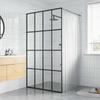 Shower Screen Tempered Glass 100x195 Cm