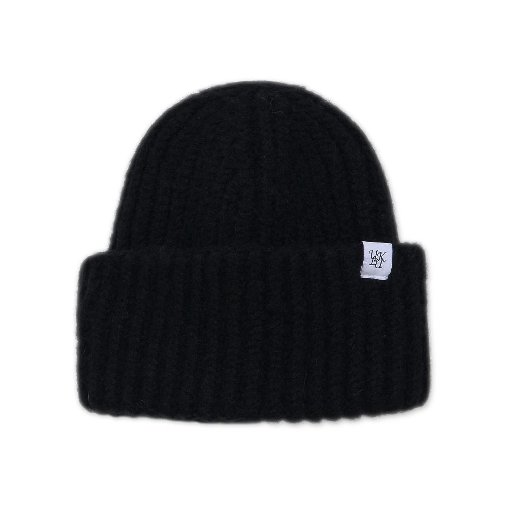 ULUK Lucida White Label Basic Thick Knitting Beanie_Black
