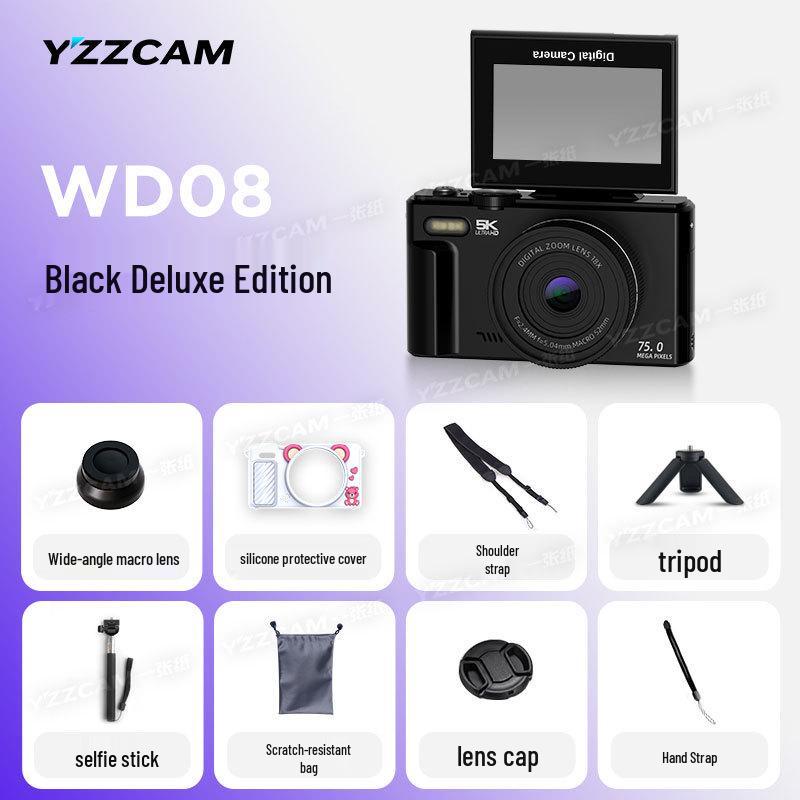 High-Definition Retro CCD Mirrorless Camera for Students and Parties - Perfect Entry-Level Camera for Girls