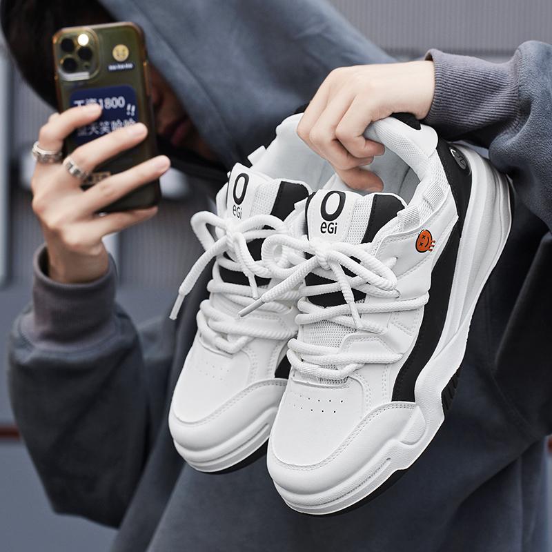 Мужская обувь весна молодежная толстая подошва спортивная обувь для скейтбординга — фото 5