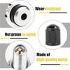 2 Pcs Car Wheel Tire Valve Cover 32mm Motorcycle Scooter Bike Tubeless Mountain Tyre Valve Dustcap