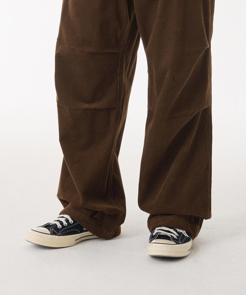MUSINSA STANDARD Corduroy Parachute Pants [Brown]