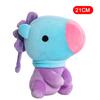 12-24cm B-T Cartoons Baby Pendant Plush keychain Toys Bangtan Boy Groups Peluches Cartoon Backpack Decoration Dolls Kid Gifts