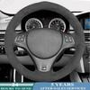 Ized Car Steering Wheel Cover Black Suede Steering Wheel Braid For BMW M Sport M3 E90 E91 E92 E93 E87 E81 E82 E88 X1 E84