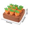 Carrot Snuffle Mat for Dogs Cats Puzzle Toy with Carrots for Small Medium Large Interactive Pet Stress Relief Dogs Chew Toys