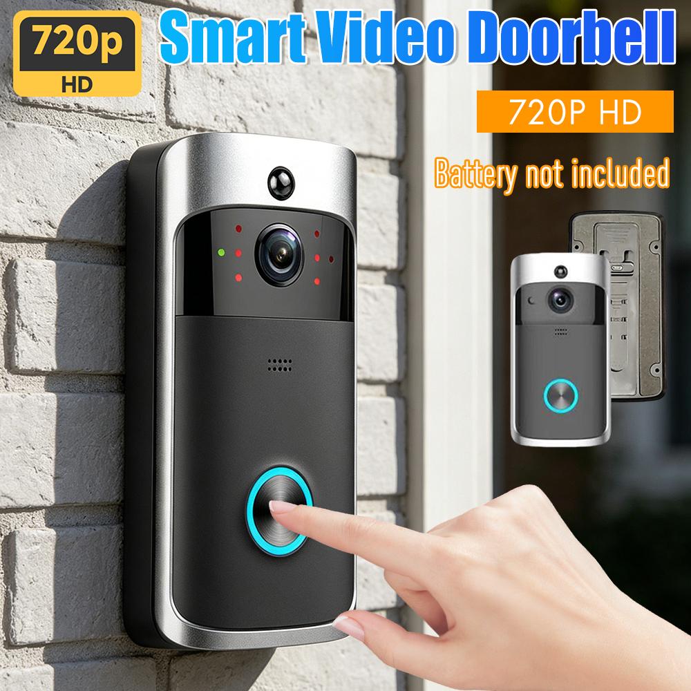 V5 Wireless Smart Doorbell Night Vision 720P HD Indoor Ding-Dong Machine with Noise Canceling Microphone Home  Equipment