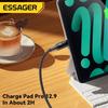 Essager Cabo Tipo C para Tipo C 100W PD Carregamento Rápido USB C para USB C Cabo Carregador C para C Fio Para MacBook iPad Xiaomi Realme POCO