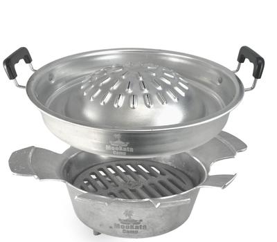 Moogata Pot with Hole Charcoal Stove Set (30cm) +