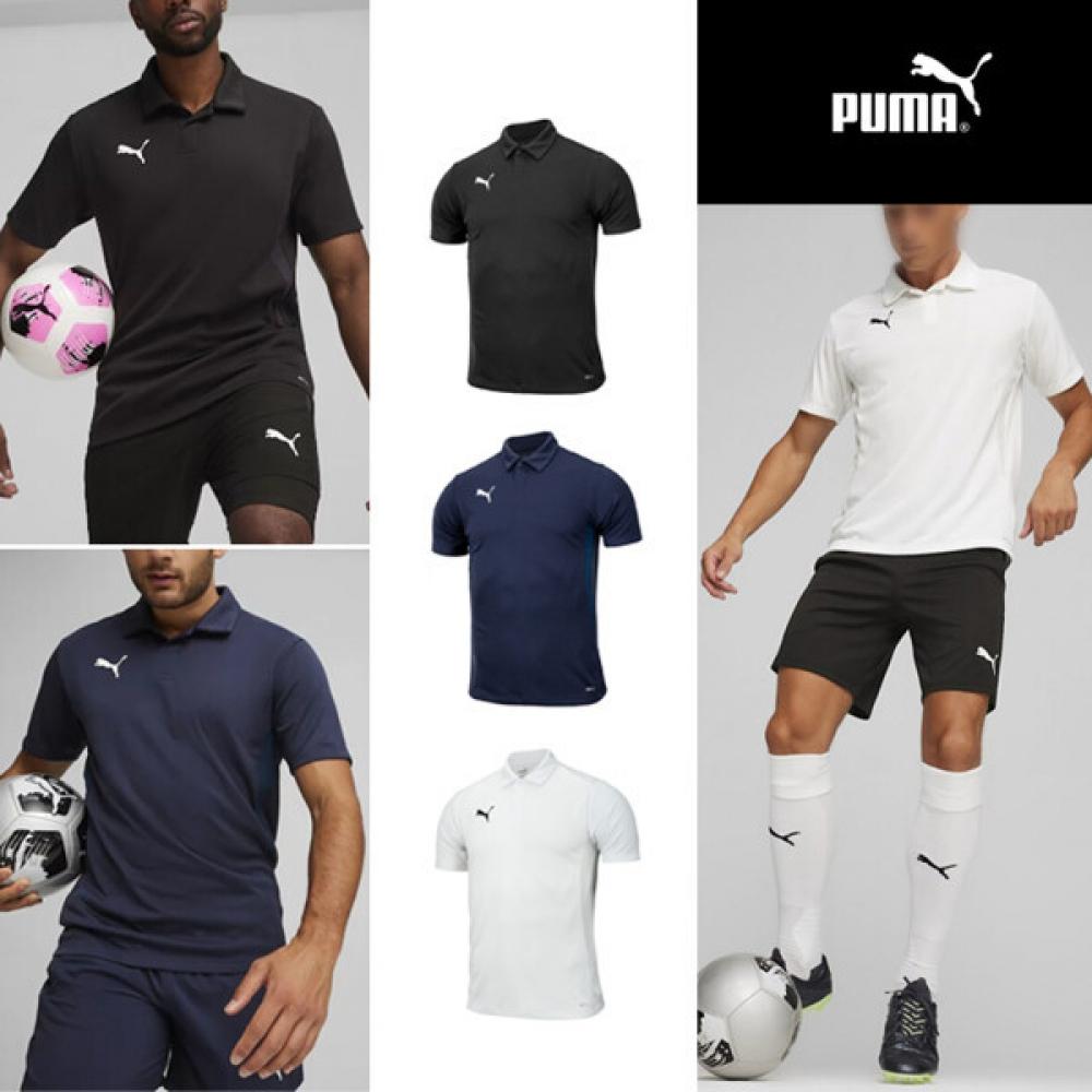 

Puma Team Goal Polo ShorT Sleeve T shirT white S