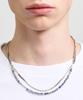 Rad Fiction Coy Gemstone Snake Chain Layered Necklace / Blue Stone