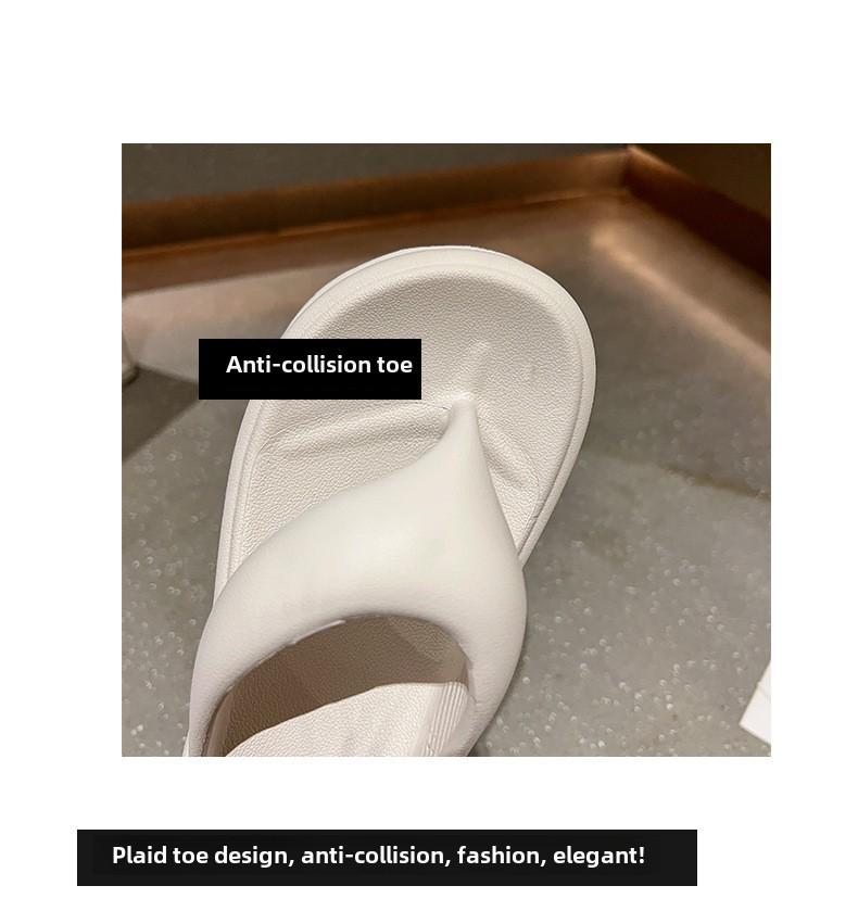 Damen EVA Flip-Flops mit dicker Sohle: Größenerhöhend, Weich, Outdoor- & Strandbekleidung