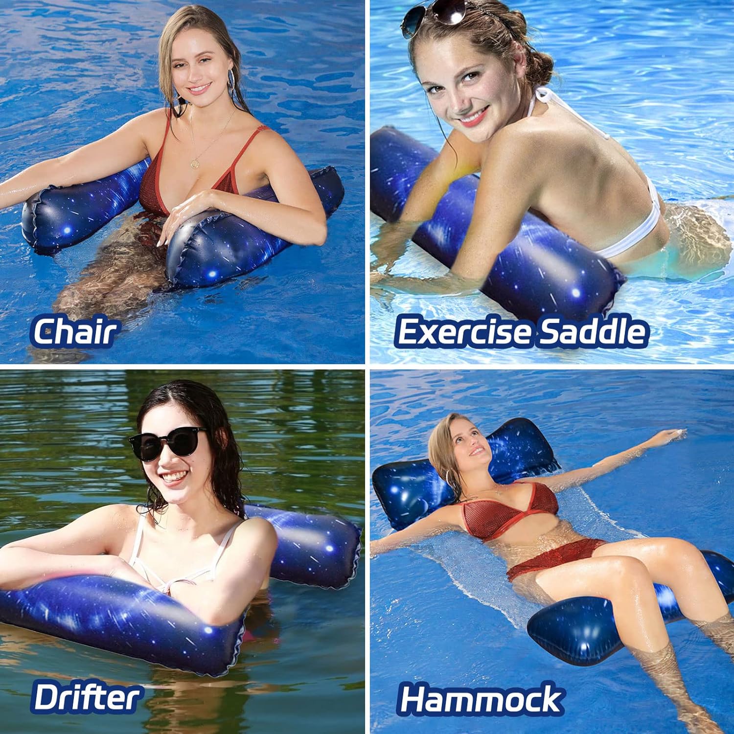 Набор из 2 надувных поплавков для бассейна — фото 4