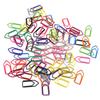 Metal Crayon Paper Clips in Assorted Colors Ideal for Bookmarking and Organizing Office Documents Durabiity