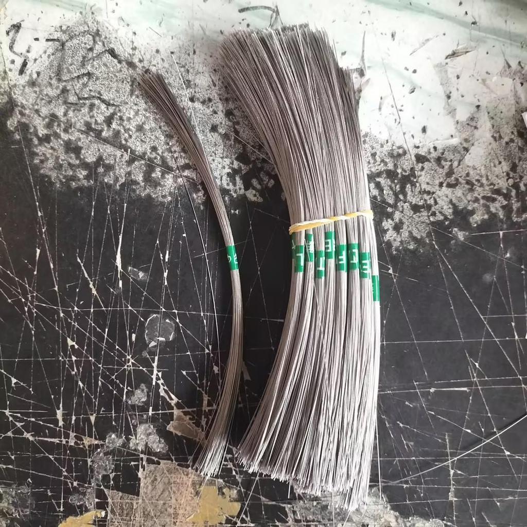 0.3mm Silver Gray Steel Wire Lead for Beading Buddha and Bodhi Beads, Customizable Lengths 10cm-20cm