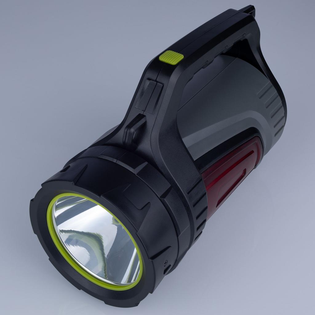 Rosfix Latarka Reflektor z Funkcją Powerbanku ""Bilbo Baggins"" – Zasięg 800 m | 1200 Lumenów | Wodoodporna i Wytrzymała Konstrukcja