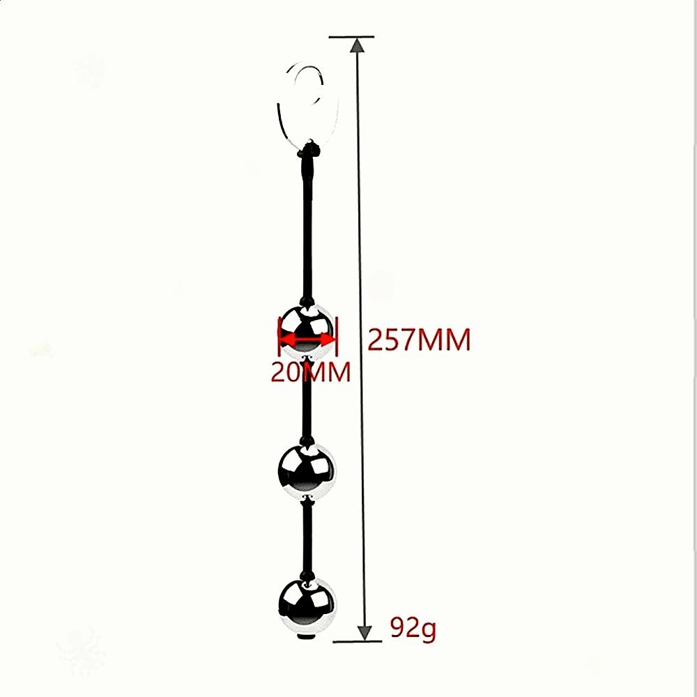Adult Games Stainless Steel Anal Plugs Metal Anal Beads For Male Prostate Massage Sex Toys For Female G-spot Anal Training Tools