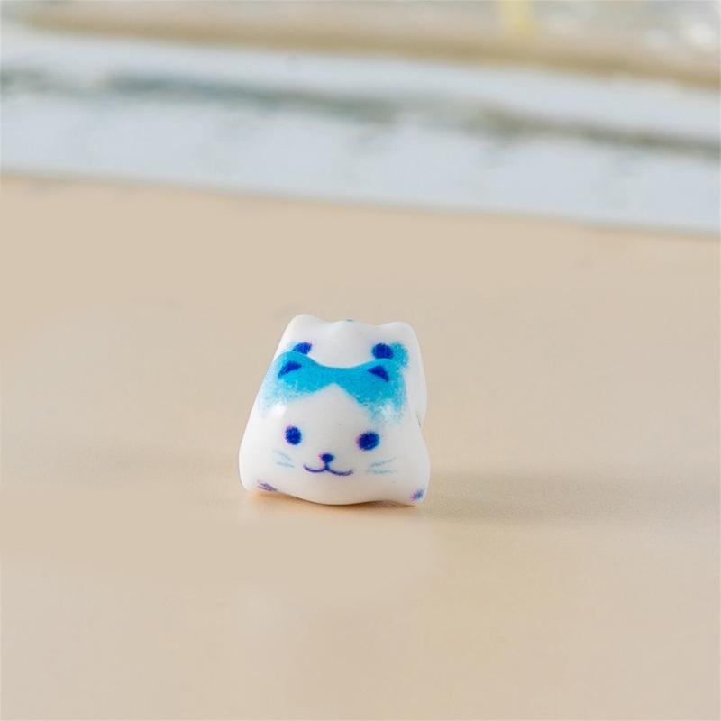 10pcs Handmade Jewelry Supplies Wealth Cats Beads for DIY Bracelets Earrings and Necklaces Beads for Crafting