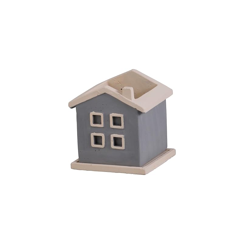 

Abite coty square pot large W11.5 x D10 x H11cm (size not including saucer) JK-202-GY