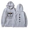 Vintage Fourth Wing Bedruckter Hoodie Damen Lässig Retro Mode Fleece Pullover Herbst Winter Gothic Langarm Sweatshirts