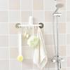 1Pc Multi-Purpose 6 Hooks Blue/White Suction Cup Type Hook 6 Rows Kitchen Bathroom Corner Suspension Without Marks Hanger Hook