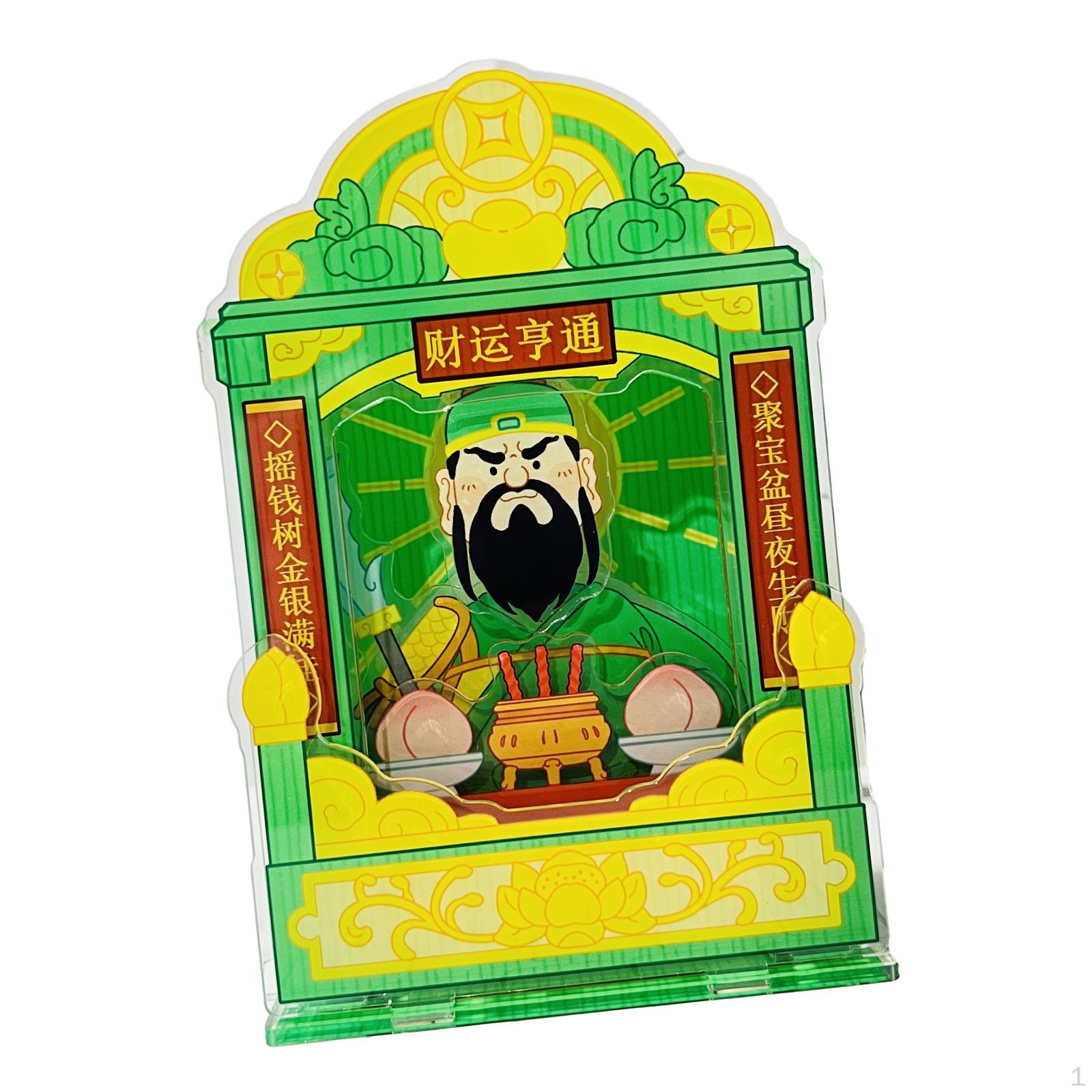 

Бог богатства качающаяся голова статуэтка автомобильный орнамент подарок на день рождения художественные поделки для рабочего стола зелёный