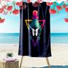 Marvin Martian DJ Funk beach towel Portable for travel soft quick-drying swim towel Outdoor pool towel seaside beach beach towel