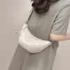 Bag New Women's Bag Summer Leather Croissant One Shoulder Crossbody Bag Premium Dumpling Bag