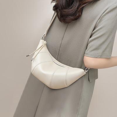 Bag New Women's Bag Summer Leather Croissant One Shoulder Crossbody Bag Premium Dumpling Bag