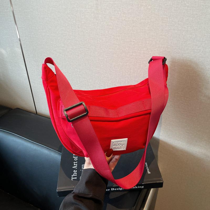 Bag Women's Summer New Simple Messenger Commuter Versatile Fashion Casual Shoulder Dumpling Bag
