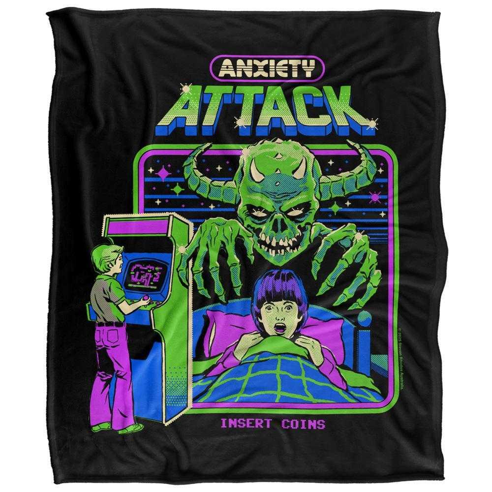 Steven Rhodes Anxiety Attack Soft Touch Blanket
