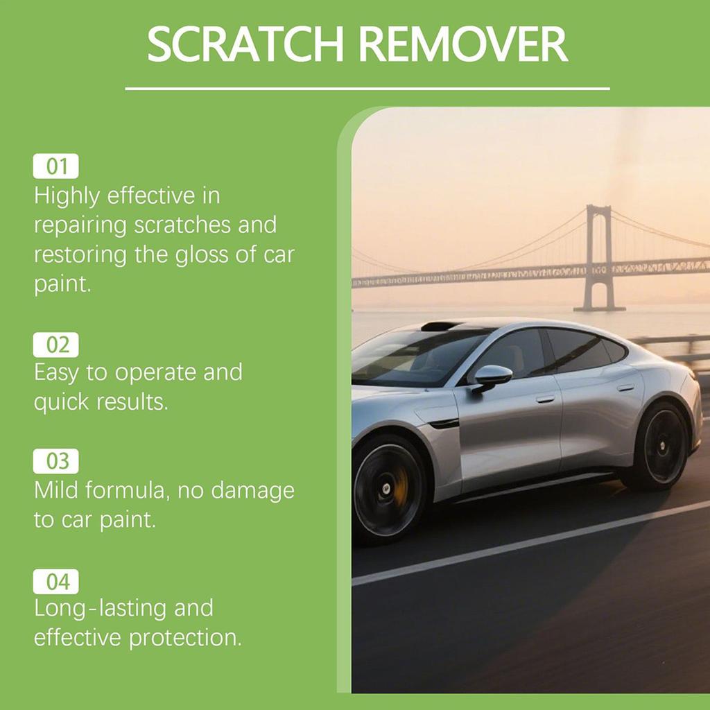 Car Scratch Removal Wax Car Scratch Repair Paste 100g Polishing Agent For Cut Buffing Shine Rust Oxidation Swirl Scuff Chip