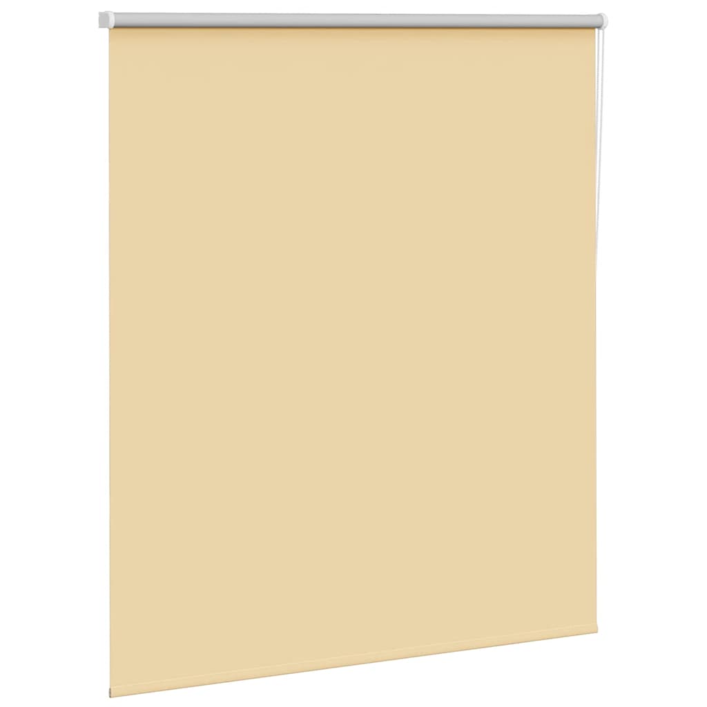 Blackout Roller Blind Beige 125 x 150 cm Fabric Width 121.6 cm