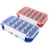 Angelköderablage mit Fächern Stabile PP Angelzubehör Aufbewahrungsbox für Salzwasser Süßwasser Kleine Angelzubehörbox