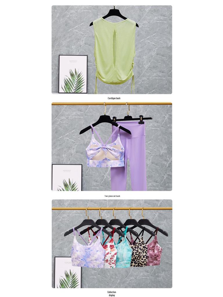 Women's High Waist Yoga and Fitness Pants Set - Peach Butt Lift Suit for Running and Pilates