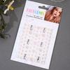 Stage makeup facial diamond stickers water drops teardrop facial diamond stickers girl stage diamond stickers