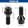 ACROPIX M12x1.5 Wheel Nut Bolts for BMW E46 E90 E39 - 10-Pack
