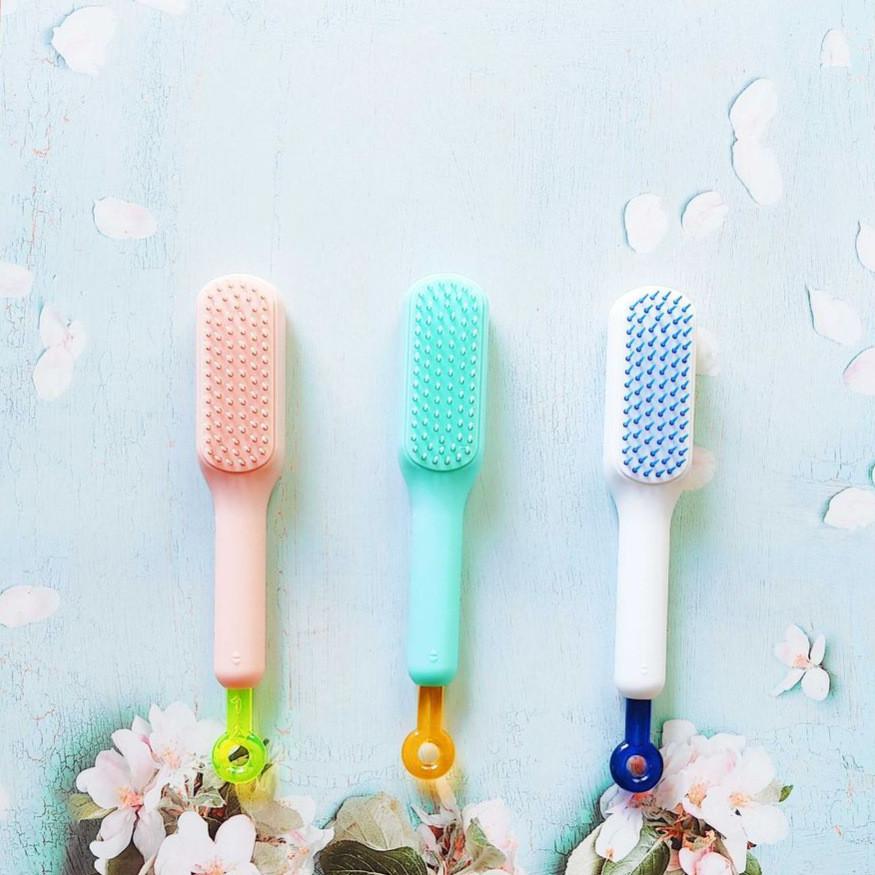 Home Scalp Cleaning Hair Comb Durable Retractable Massage Portable Antistatic