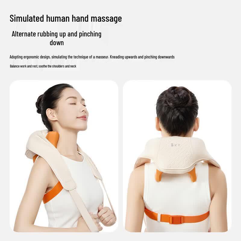 BKT Neck and Shoulder Massager Pillow CN plug (adapter included)