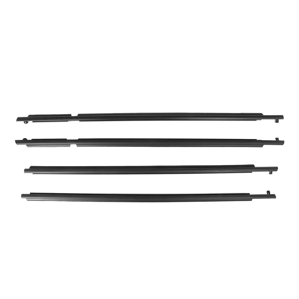 4Pcs Car Side Window Glass Seal Auto Side Door Weatherstrip Rainproof Weather Strip For Toyota RAV4 2006-2008