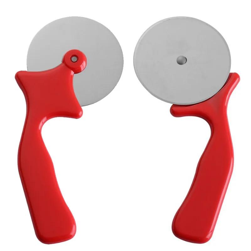 Pizza Cutter Steel Rolling Knife Pastry Dough Cutter Wheel Roller Crust Baking Tools Manual Noodle Roll Sharp Non Rusty Knifes