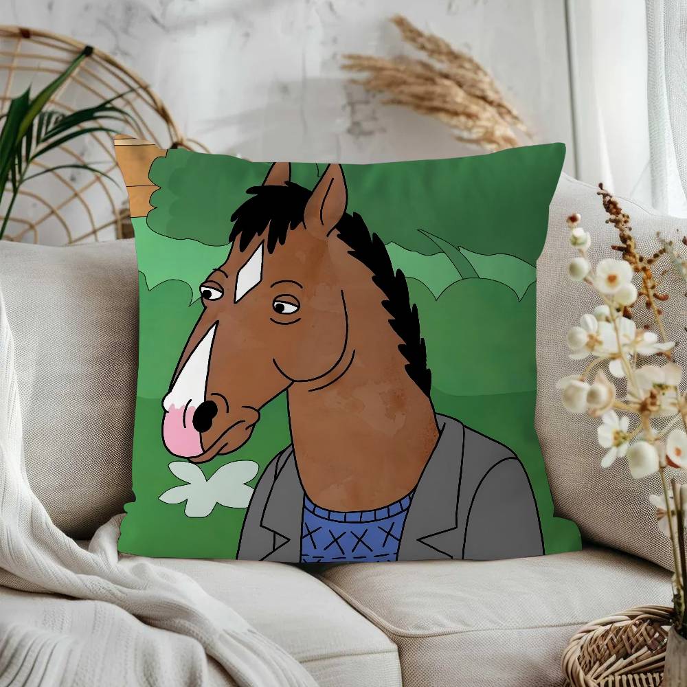 

B-Конь БоДжек Персонализированная наволочка Детская спальня Декор для бурной вечеринки Наволочка Детский день рождения Подарок для душа 16x16Inch