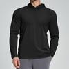 Men S Casual Sports Fitness Hooded Long Sleeve T Shirt