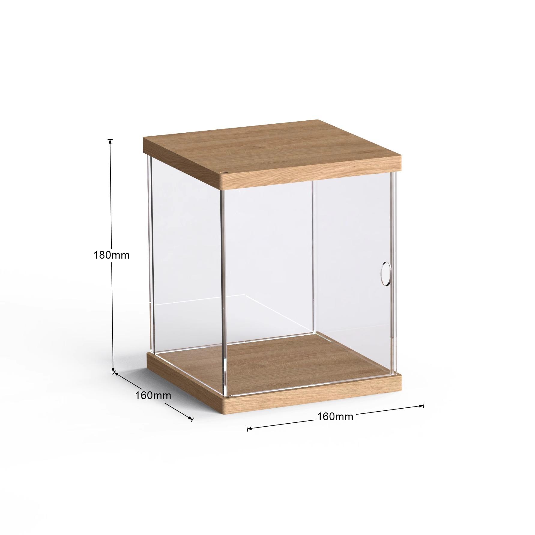 Acrylic Display Case for Collectibles Funko POP Shelf with Door for Figure,Clear Minifigure Display Box Dustproof Organizer Box
