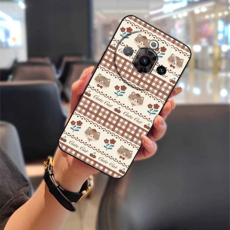 Anti-dust Cute Phone Case For ZTE Nubia Focus Pro 5G Soft Case Cartoon Back Cover Silicone Animals Waterproof Protective