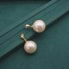 Exaggerated Table Tennis Earrings: Spanish Niche Designer, Versatile Japanese Cotton Beads