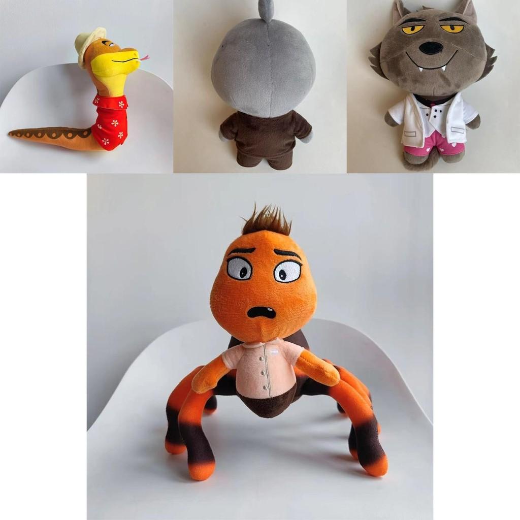 High-quality Plush Toys For Kids The Bad Guys Spiders And Wolf Plush Dolls