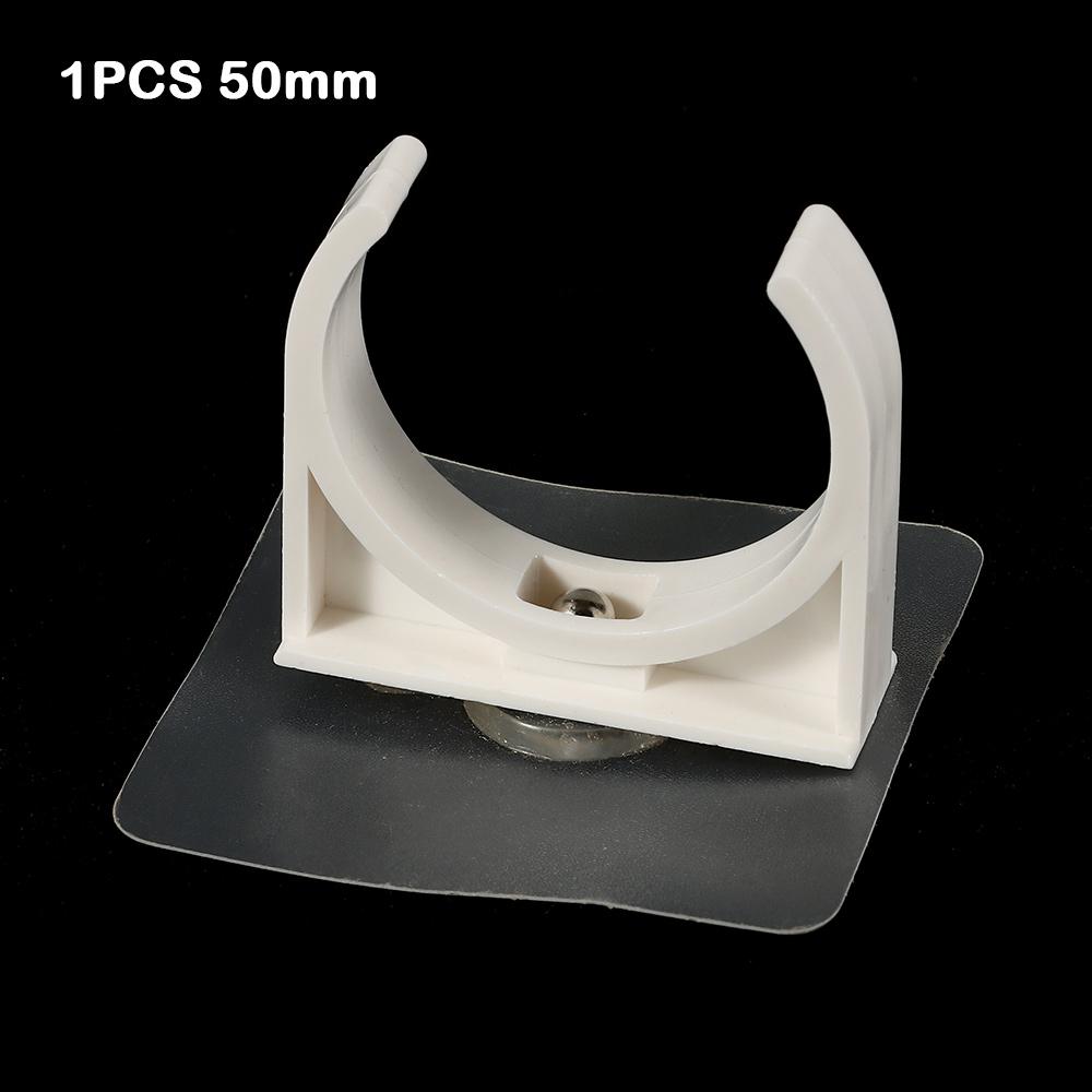 1Pc Punch-free Self-adhesive Pipe Clamp Aquarium Fish Tank Watering Adapter Water Tube Holder Garden Irrigation
