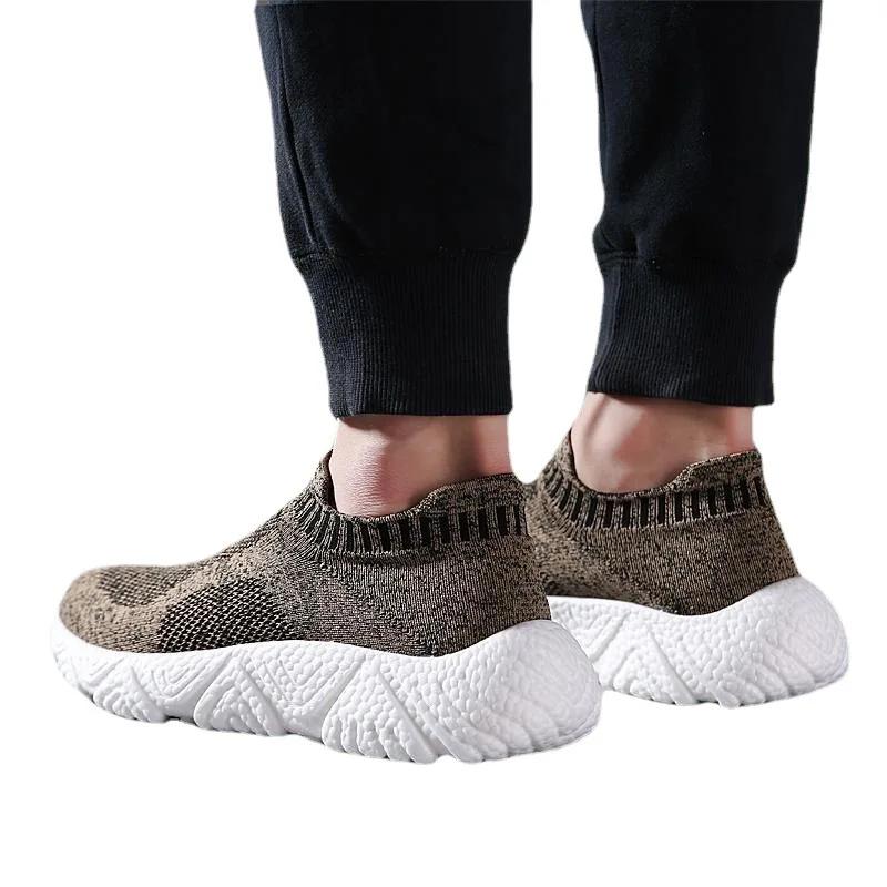 Spring Autumn Classic Men's Shoes New Ultra Lightweight Soft Soled Sports Shoes Fashion Mesh Breathable Casual Shoes Sneakers