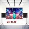 Tapestry Patriottico Vivace, Statua della Libertà Incorniciata dalla Bandiera Americana e Stelle Splendenti, Decorazione Murale Festosa USA